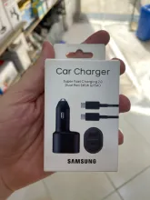Chargeur Voiture Samsung 60W USB-C Dual Port + Câble
