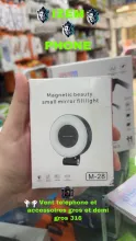 Mini Ring Light Magnétique M-28 Miroir Beauté LED Type-C