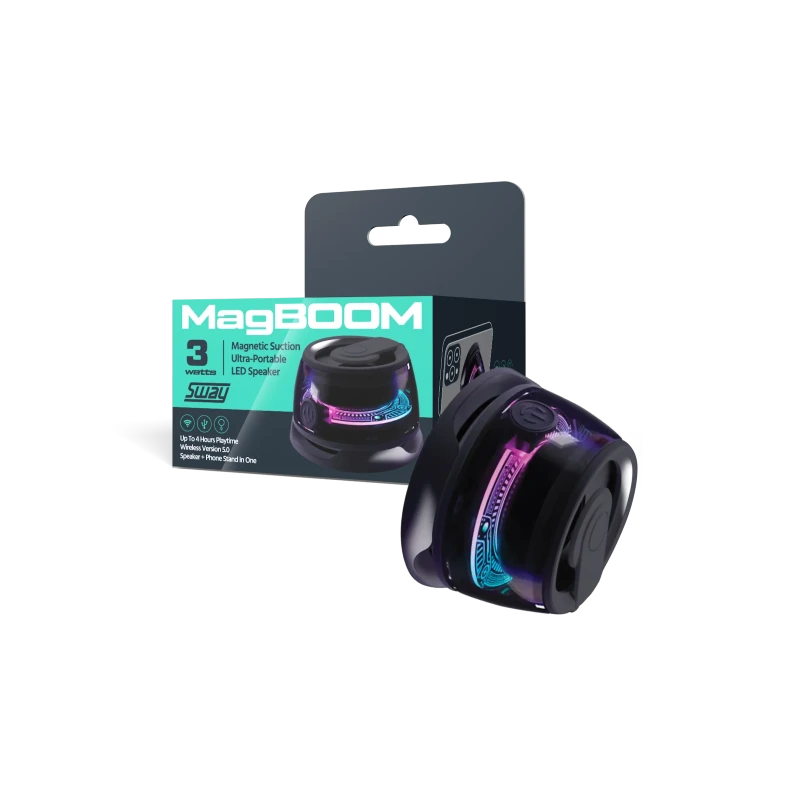 Enceinte Bluetooth Magnétique MagBOOM 3W LED PHOENICIA