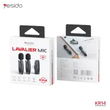 Double Micro Cravate Sans Fil Yesido KR14 2.4GHz IA