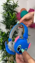 Casque Audio Sans Fil W35 - Design 3D "Interesting Stitch"